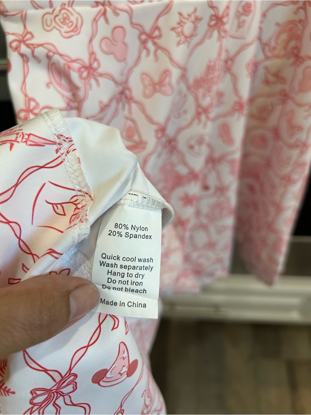 Hem & Co Disney Mini Dress with matching bike shorts size M EUC - Picture 9 of 10